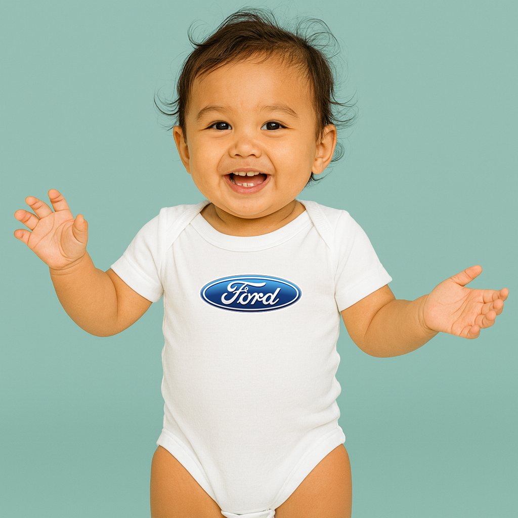 Ford Car Baby Romper Onesie